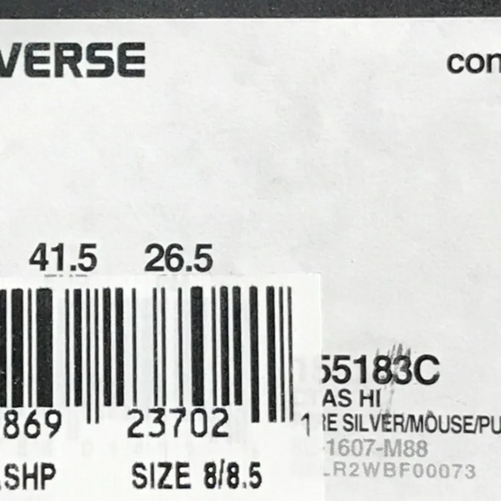 Converse CTAS Hi Pure Silver‎ Mouse Shoes